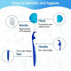 Set Orthodontic toothbrush for braces + interdental brush, Violet